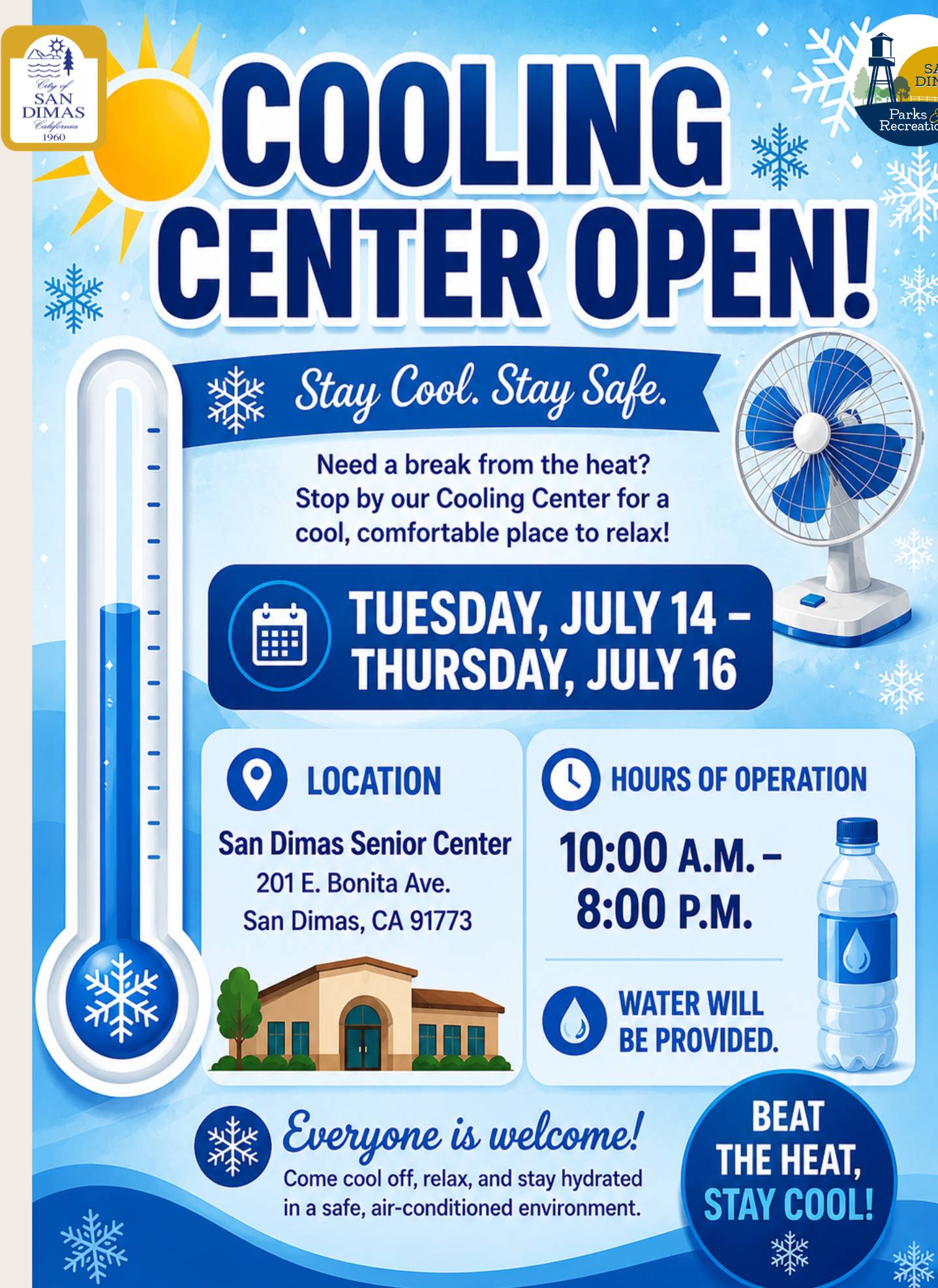 2026 Cooling Center Flyer  - Copy