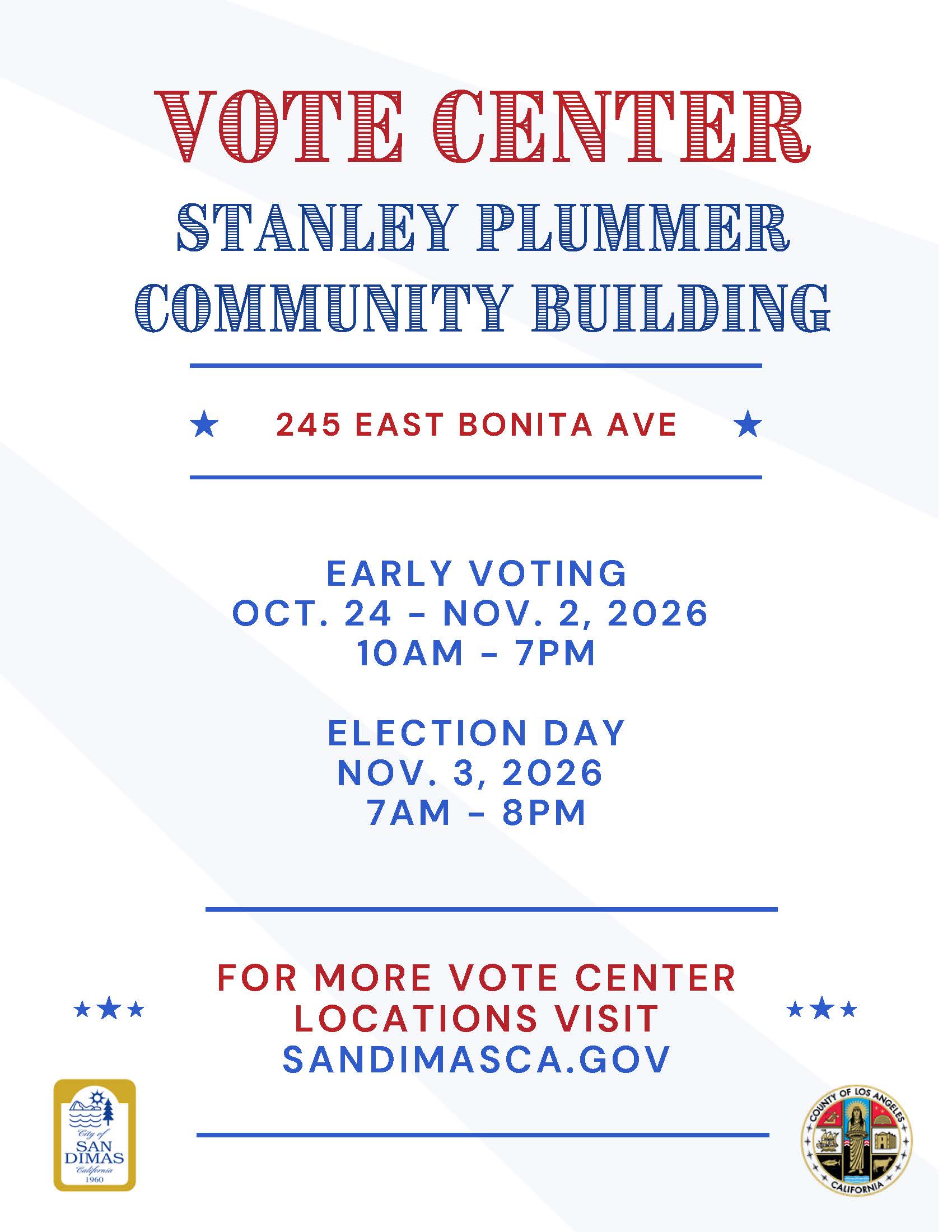 Nov. 3 2026 Election Flyer